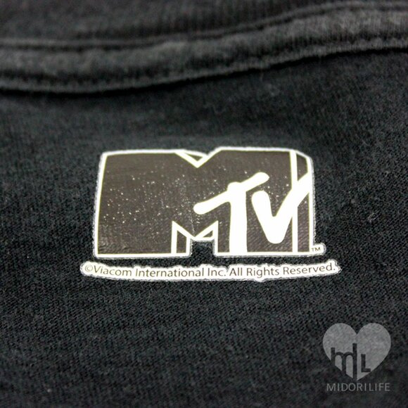 MTV Neon Stripe Graphic Tee - Picture 6 of 7